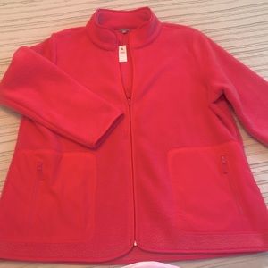 Talbots Women’s Plus Size 2x Fleece Jacket